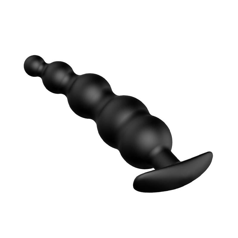 Anal Bubble Plug Black Silicone - UABDSM