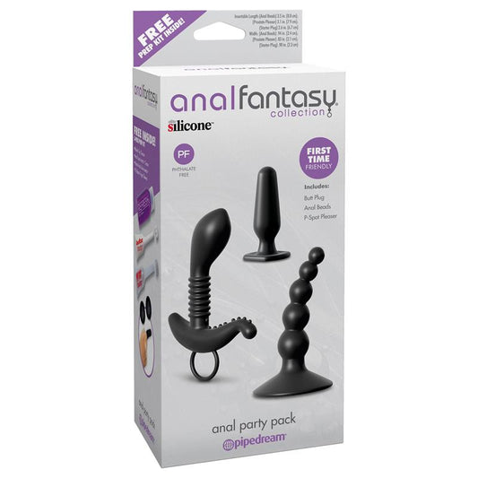 Anal Fantasy Collection   Anal Party Pack - Colour Black - UABDSM