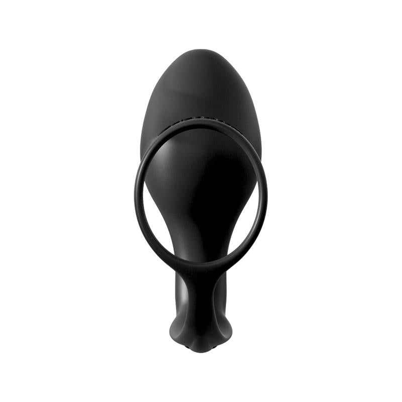 Anal Fantasy Collection  Ass-Gasm Cockring Advanced Plug - Colour Black - UABDSM