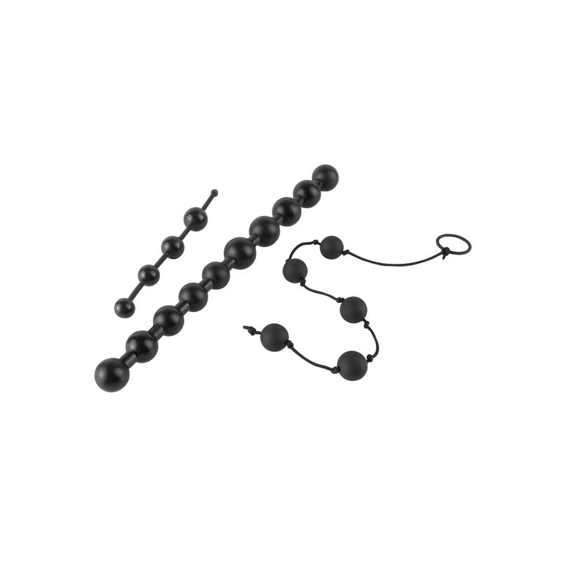 Anal Fantasy Collection  Beginners Bead Kit - Colour Black - UABDSM