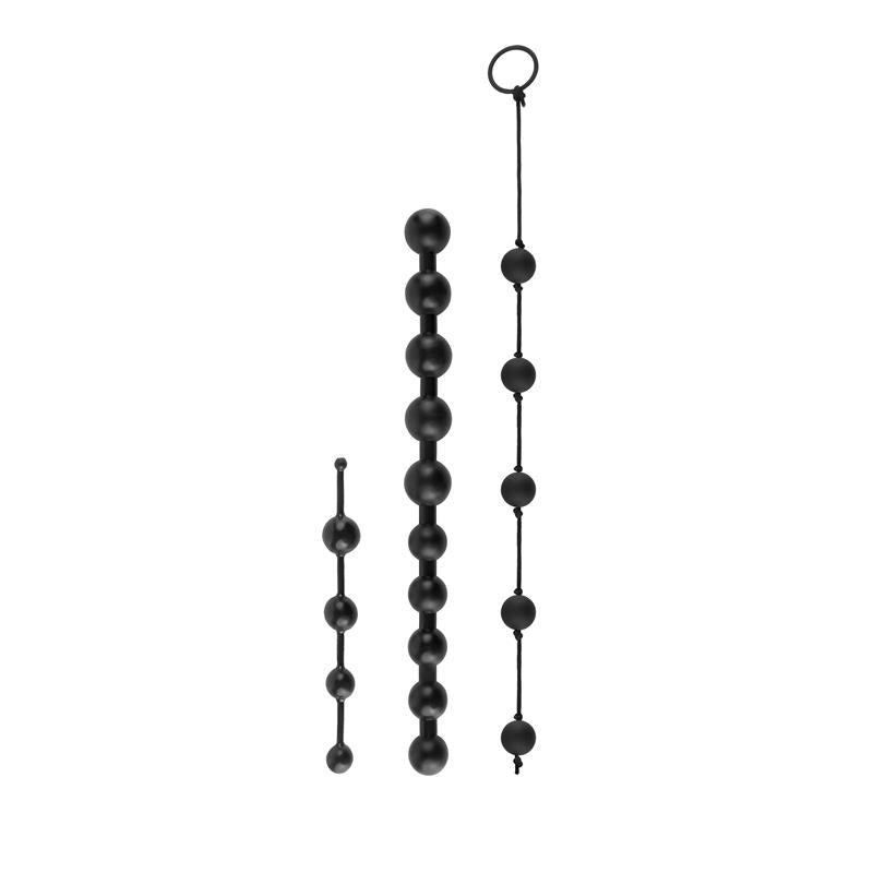 Anal Fantasy Collection  Beginners Bead Kit - Colour Black - UABDSM