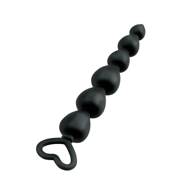 Anal Fantasy Collection  Elite Lovers Beads - Colour Black - UABDSM