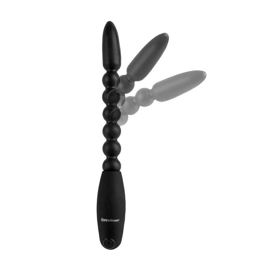 Anal Fantasy Collection  Flexa Pleaser Power Beads - Colour Black - UABDSM