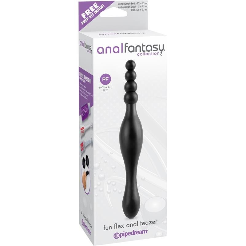 Anal Fantasy Collection Fun Flex Anal Teazer - Colour Black - UABDSM