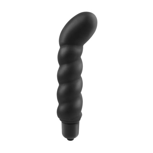 Anal Fantasy Collection Ribbed P-Spot Vibe - Colour Black - UABDSM