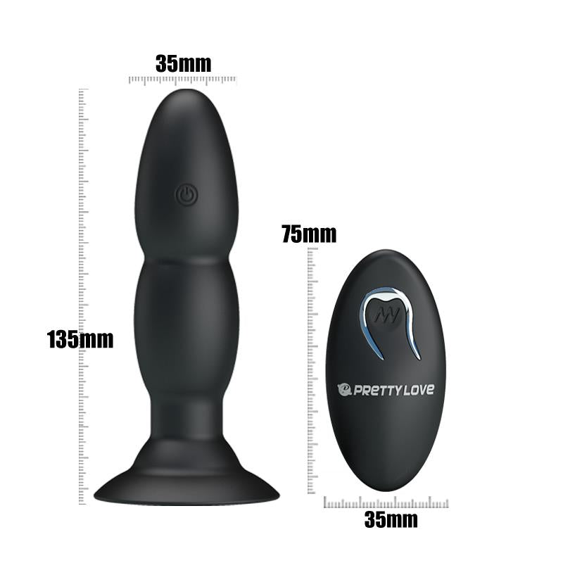 Anal Plug 4 Vibration and Rotation - UABDSM