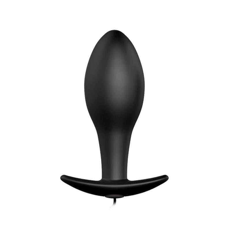 Anal Plug Black Anchor with Remote Control - UABDSM