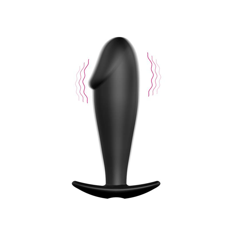 Anal Plug Black with Remote Control - UABDSM