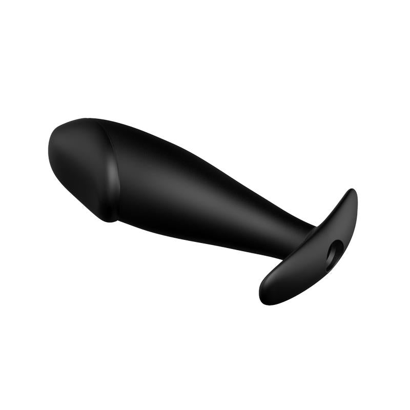 Anal Plug Black with Remote Control - UABDSM