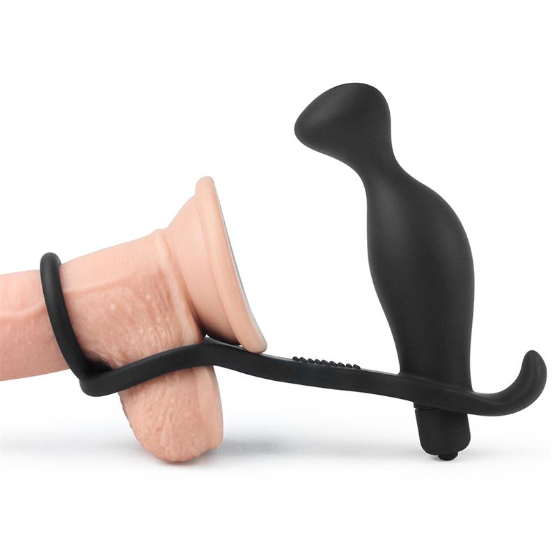 Anal Stimulator Ass Rasca with Vibration Black - UABDSM