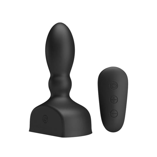 Anal Stimulator Harriet Inflatable USB Silicone Black - UABDSM