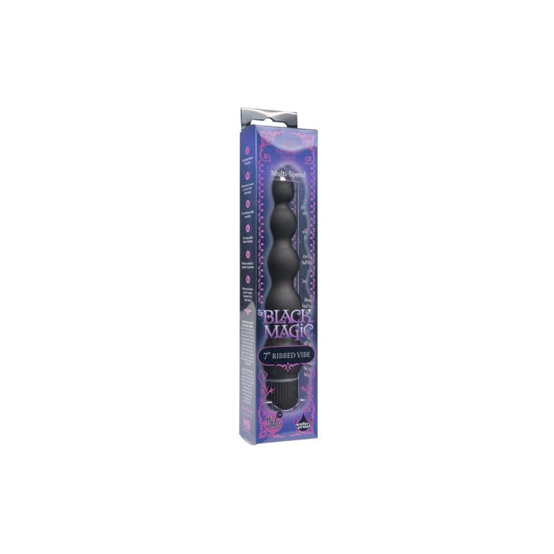 Anal Vibe Black Magic 15 cm Black - UABDSM