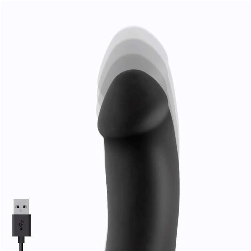 Angus Vibrator with Thrusting Movement 2 Motors Silicone USB - UABDSM