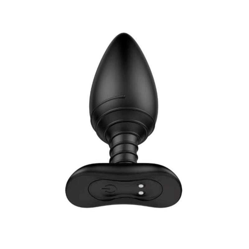 Asher Butt Plug with Remote Control Magnetic USB Black - UABDSM