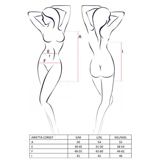 ARIETTA Corset Black - UABDSM