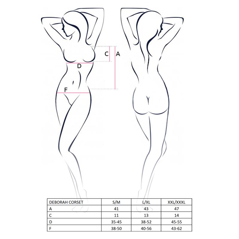 Deborah Corset Black - UABDSM