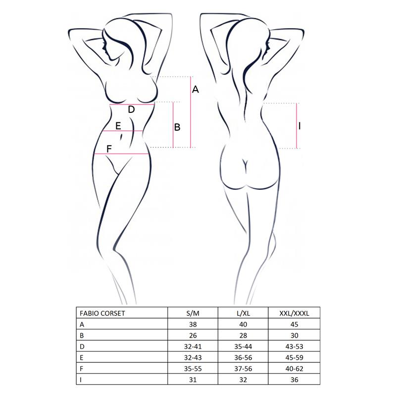 Fabio Corset Black - UABDSM