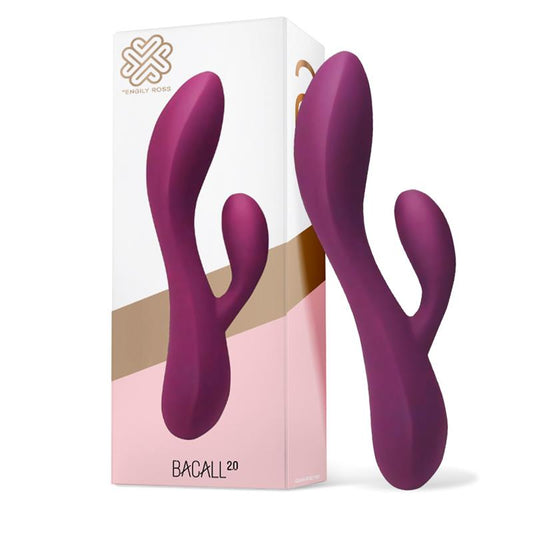 Bacall 2.0 Vibe Injected Liquified Silicone Double Motor USB - UABDSM