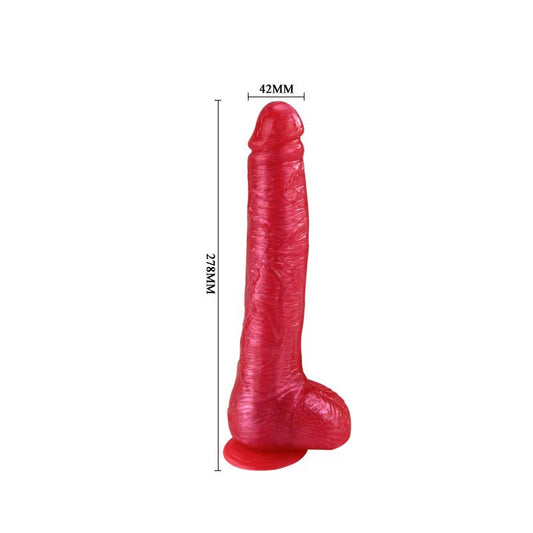 Baile Dildo with Suction Cup Pink - UABDSM