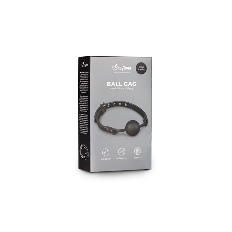 Ball Gag  Silicone Black - UABDSM