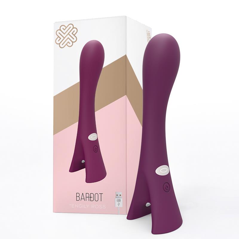 Bardot Vibe Silicone Rechargable USB Purple