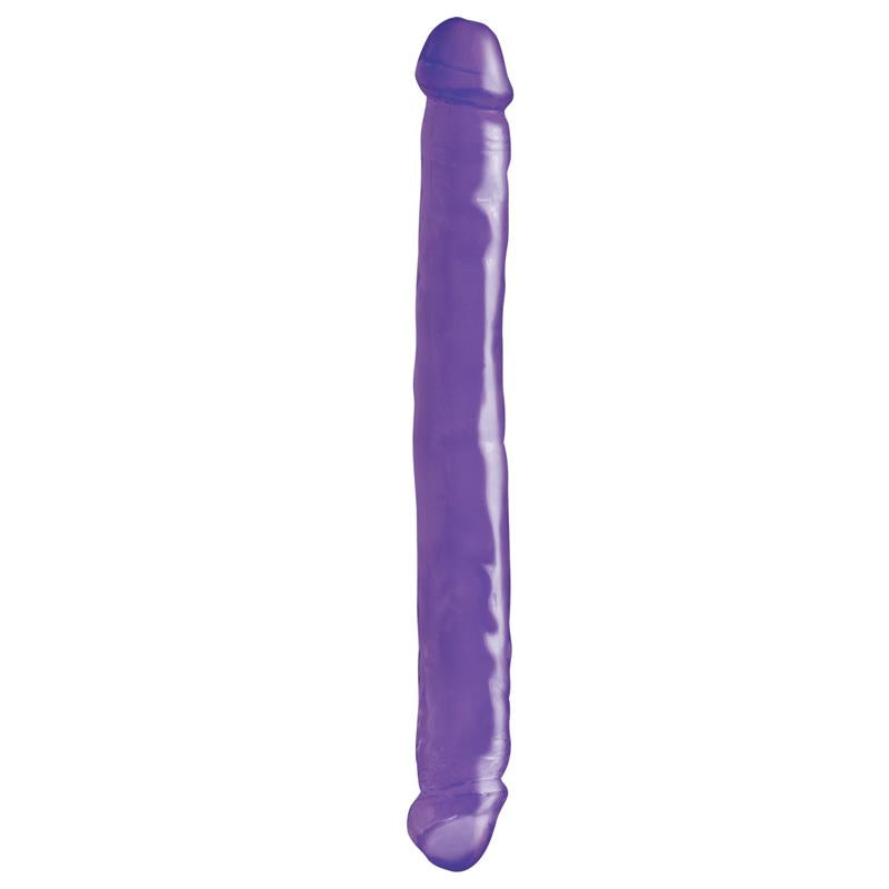 Basix Rubber Works 305 cm Double Dong ? Colour Purple - UABDSM