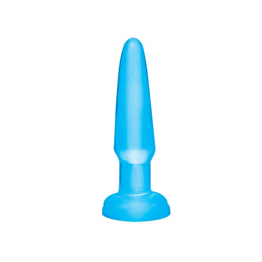 Basix Rubber Works Butt Plug Beginners - Colour Blue - UABDSM