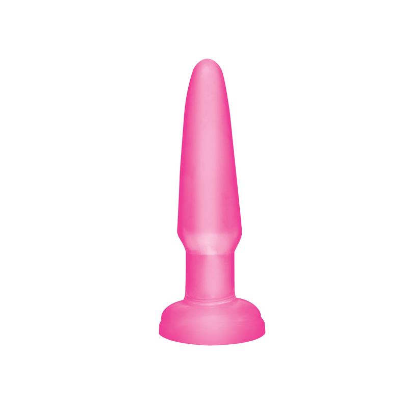 Basix Rubber Works Butt Plug Beginners - Colour Pink - UABDSM