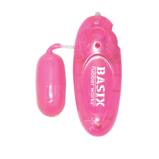 Basix Rubber Works Jelly Egg - Colour Pink - UABDSM