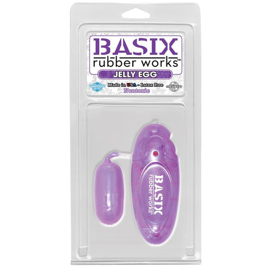 Basix Rubber Works Jelly Egg - Colour Purple - UABDSM