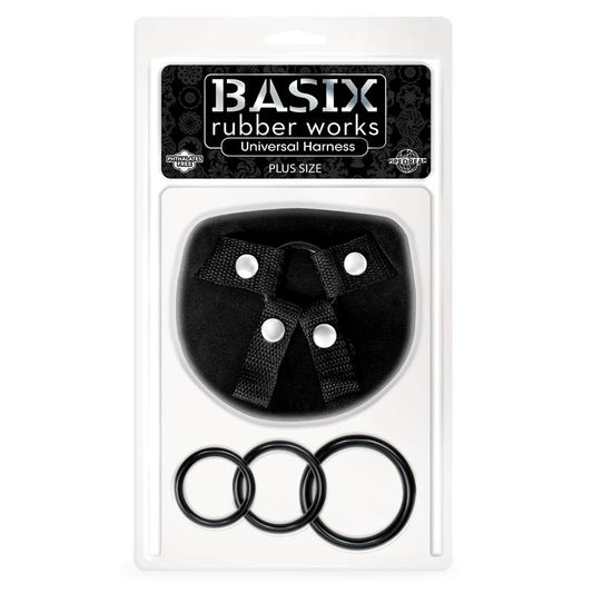 Basix Rubber Works Universal Harness Plus Size - UABDSM