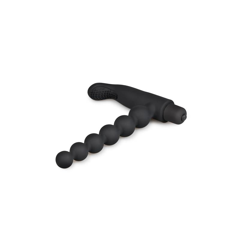 Beaded Buddy Anal Vibrator - Black - UABDSM