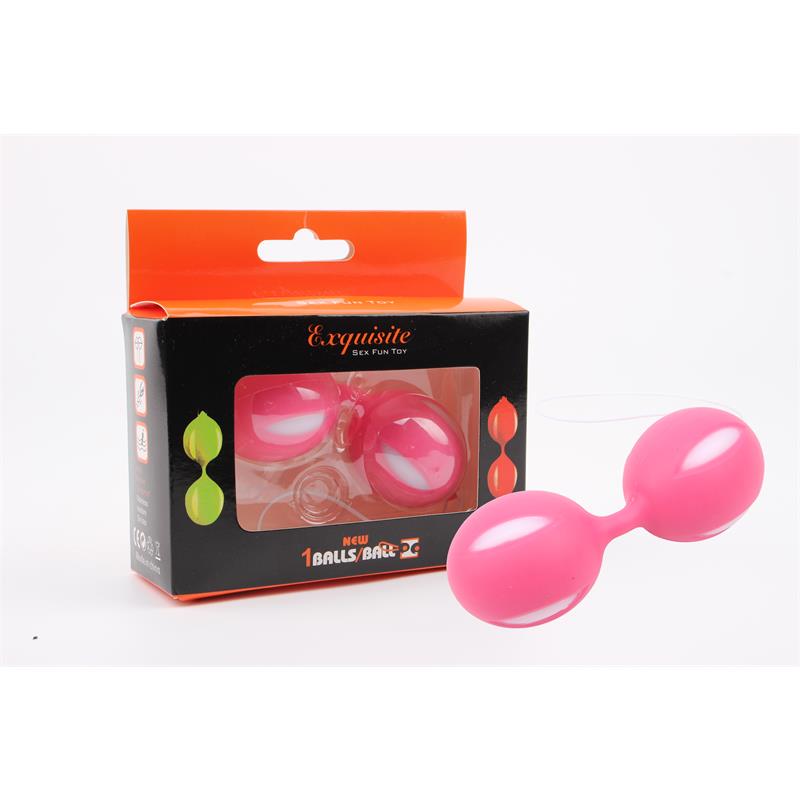 Ben Wa Balls Silicone 10.3 cm Pink - UABDSM