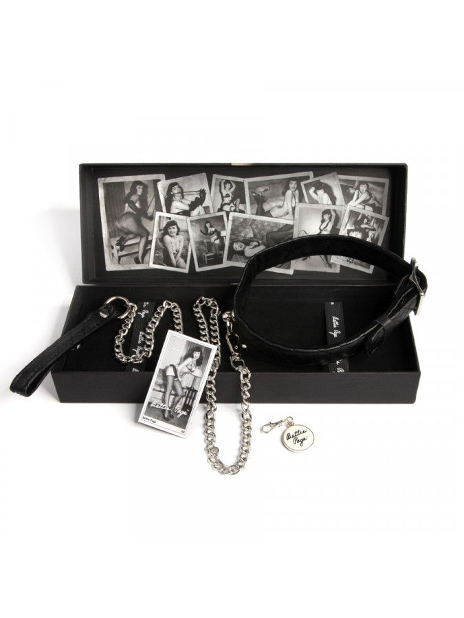 Bettie Page - Collar Me Collar & Leadset - UABDSM