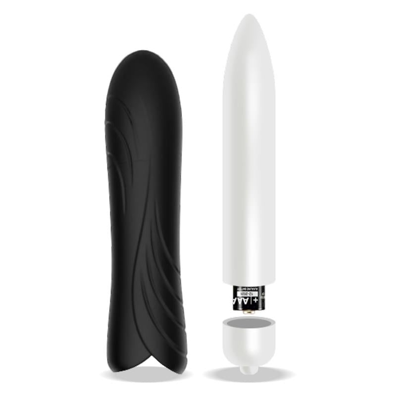 Bilie Easy Quick Vibrating Bullet Silicone Black - UABDSM