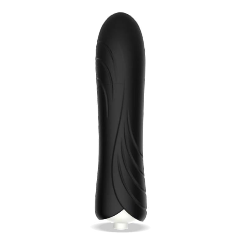 Bilie Easy Quick Vibrating Bullet Silicone Black - UABDSM