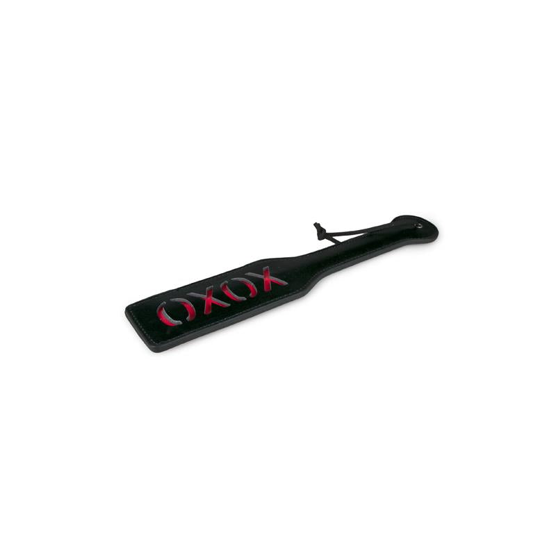 Black Leather Paddle - XOXO - UABDSM