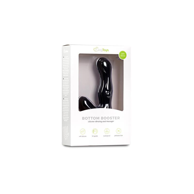 Black Silicone Perineum Tickler - UABDSM