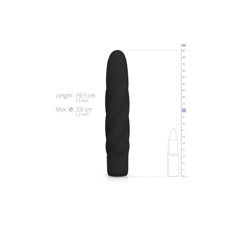 Black Silicone Vibe - UABDSM