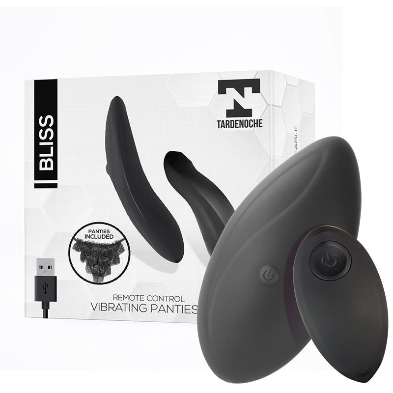 Bliss Vibrating Panties USB Remote Control USB Silicone - UABDSM