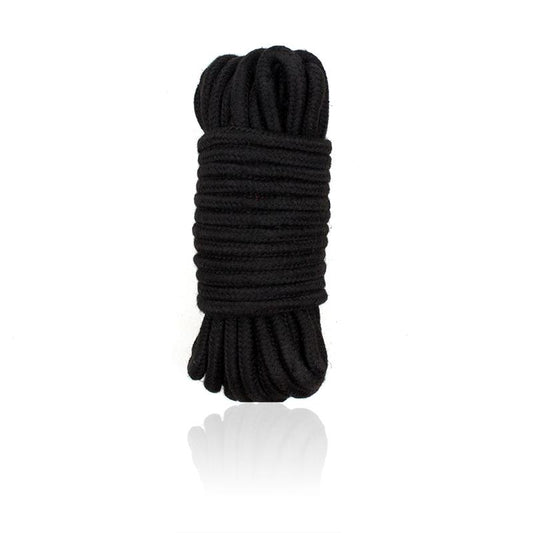 Bondage Cotton Rope 10 Meter Black - UABDSM