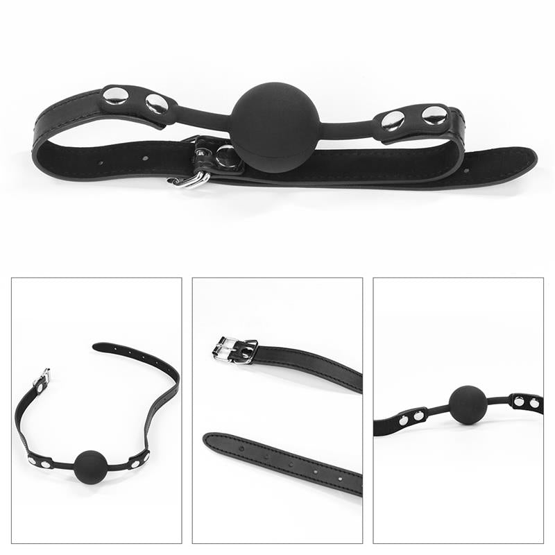 Bondage Kit Deluxe  with Vibrator  Black - UABDSM