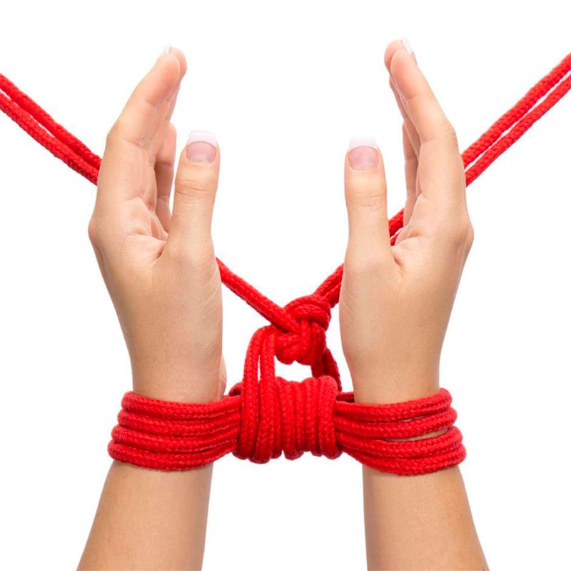 Bondage Rope Soft Red - UABDSM