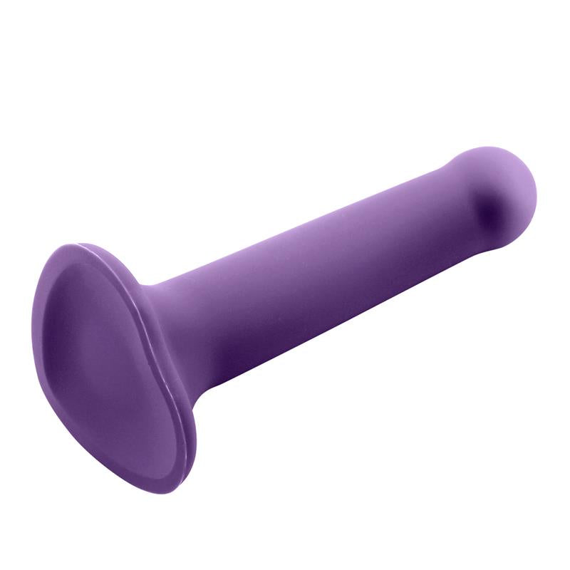 Bouncy Liquid Silicone Dildo Hiper Flexible 6.5 - 16.5 cm Size S Purple - UABDSM