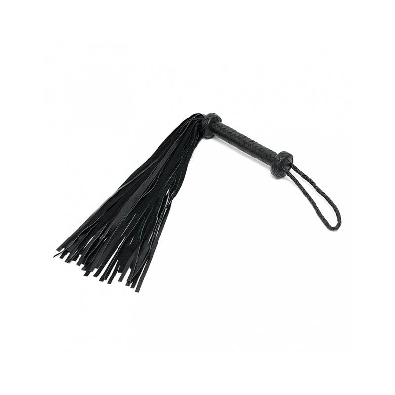 Braided Flogger Leather Black - UABDSM