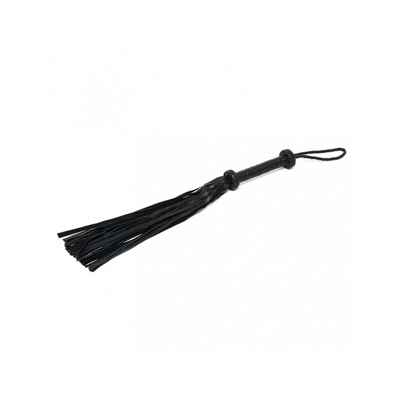 Braided Flogger Leather Black - UABDSM