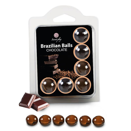 Brazilian Balls  Set 6  Chocolate - UABDSM