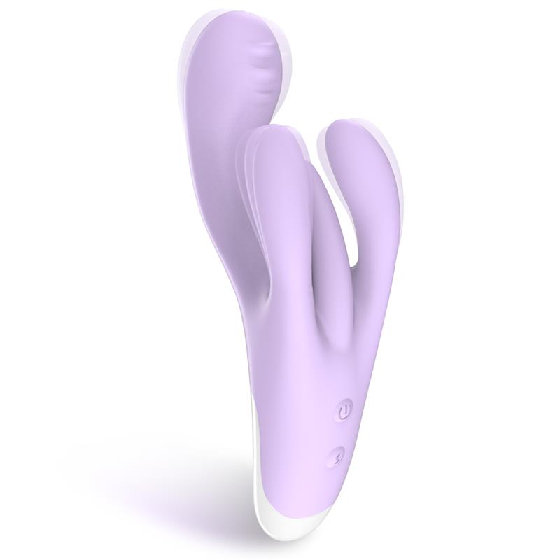 Brightlilac Vibe Triple Motor Ergonomic USB Silicone - UABDSM