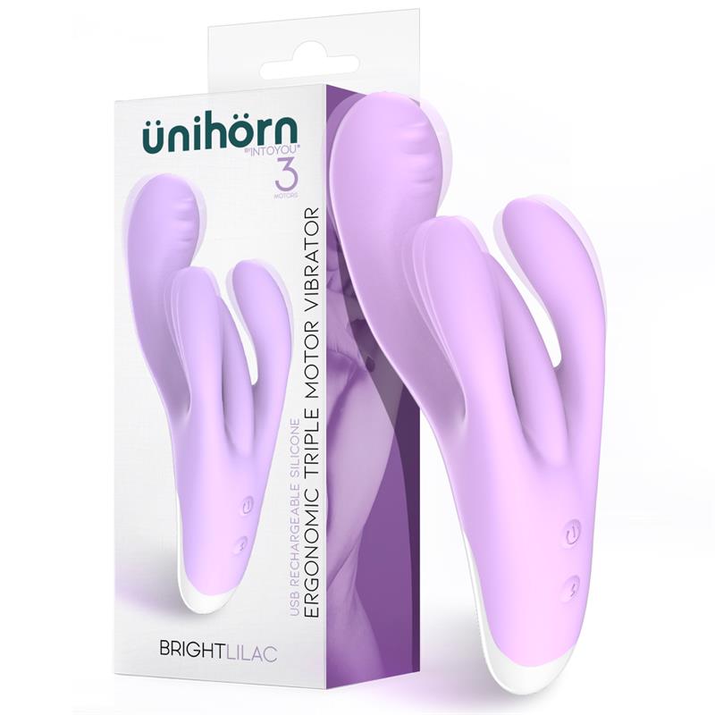 Brightlilac Vibe Triple Motor Ergonomic USB Silicone - UABDSM