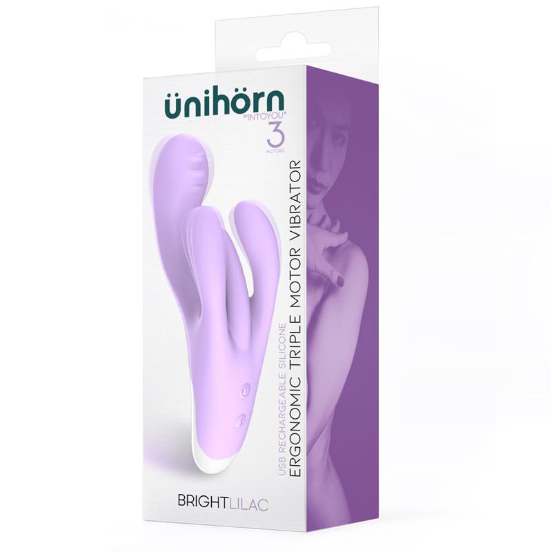 Brightlilac Vibe Triple Motor Ergonomic USB Silicone - UABDSM